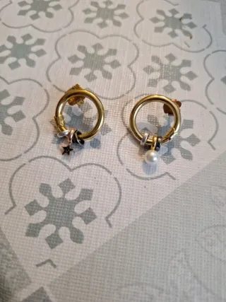 Pendientes Tous Hold Oro y Plata