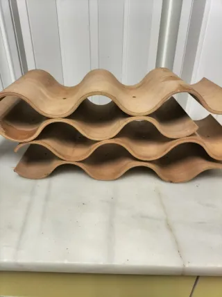 Botellero de madera para 12 botellas