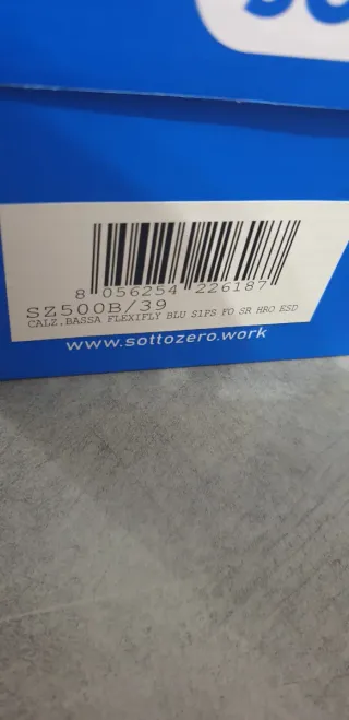 Scarpe Da Lavoro Antinfortunistica SOTTOZERO  N 39