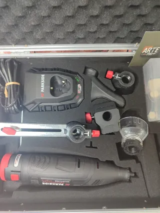 Lijadora Parkside Performance+batería+cargador