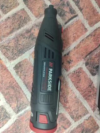 Lijadora Parkside Performance+batería+cargador