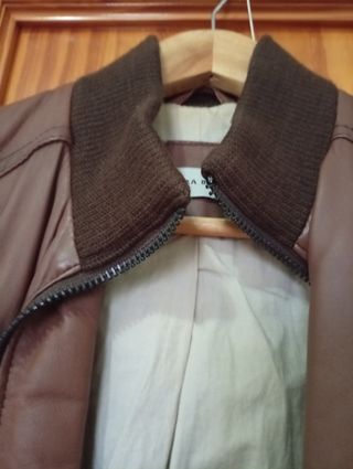 Chaqueta Zara Marrón Talla S