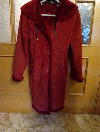 Cappotto lungo da donna rosso