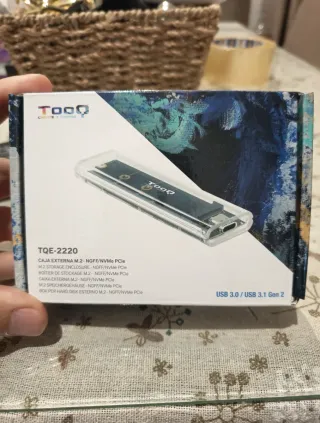 Pack SSD NVMe M.2 1TB + Caja Externa USB 3.1