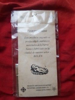 Lote Religioso recuerdos de Tierra Santa con caja