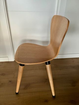 6 Sillas Madera Fresno Estilo Nórdico
