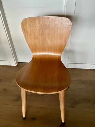 6 Sillas Madera Fresno Estilo Nórdico