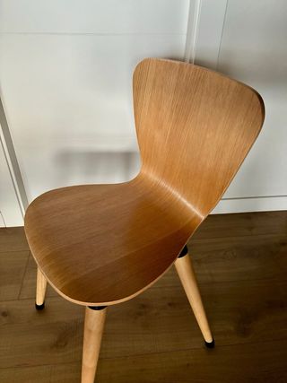6 Sillas Madera Fresno Estilo Nórdico