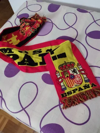 Bufanda España Escudo Real Sin Estrenar