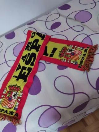 Bufanda España Escudo Real Sin Estrenar