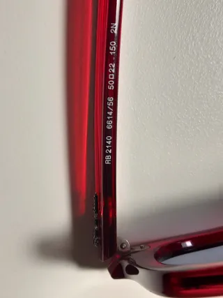 Ray-Ban Wayfarer RB2140 Rojas 6614/56 50•22. Luxot