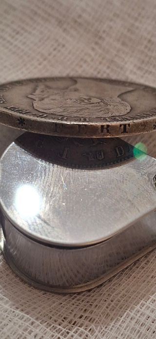 *RARE* Itália | 5 Lire Vittorio Emanuele II | 1854