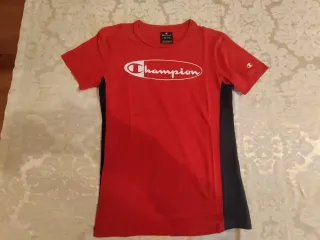 T-shirt Champion rossa bimbo