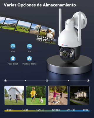 CTRONICS 4K 5X ZOOM OPTICO WIFI 50M VISION NOCTURN