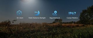 CTRONICS 4K 5X ZOOM OPTICO WIFI 50M VISION NOCTURN