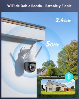 CTRONICS 4K 5X ZOOM OPTICO WIFI 50M VISION NOCTURN