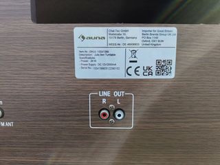 AUNA Tocadiscos Vinilo Bluetooth,CD & USB, MP3