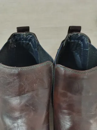 Botines Venice Piel Marrón Hombre