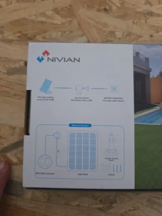 Placa Solar NIVIAN 3W para Cámaras