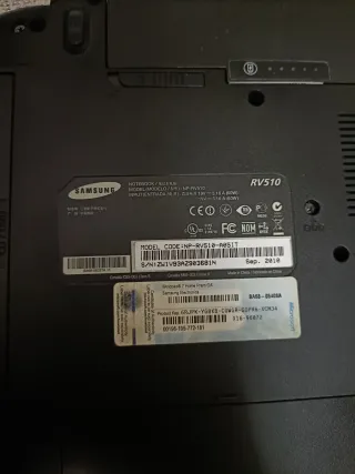 Portátil Samsung R510