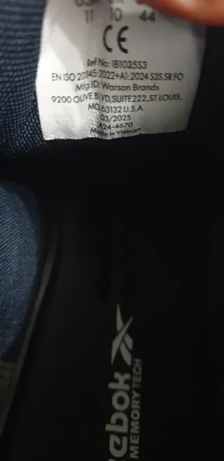 Scarpe da lavoro antinfortunistica REEBOK n 44