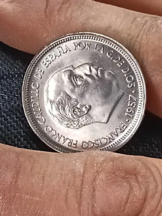 50 Pesetas 1957 Franco Estrella 68 sc