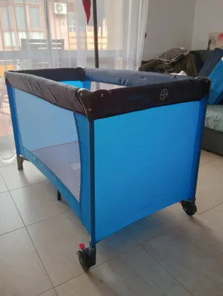 Cuna de viaje / Parque infantil Asalvo azul
