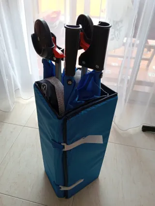 Cuna de viaje / Parque infantil Asalvo azul