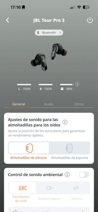 Auriculares JBL Tour Pro 3 Negro originales