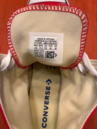 Converse All Star color vermell