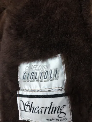 Montone Scamosciato Marrone con Volpe