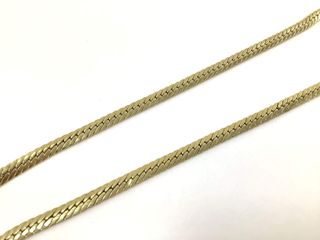 cadena oro 18k 22cm