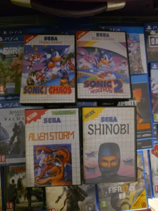 Lote Sega Master System Sonic Alien Shinobi