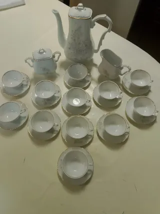 Juego de café Vista Alegre porcelana