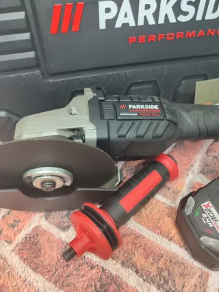 Amoladora Parkside Performance + Batería +cargador