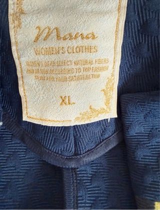 Cappotto donna XL con stampa etnica