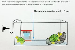 Filtro per tartarughe acquario terrario