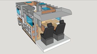 Camper Van 6 metros, chasis Citroen Jumper