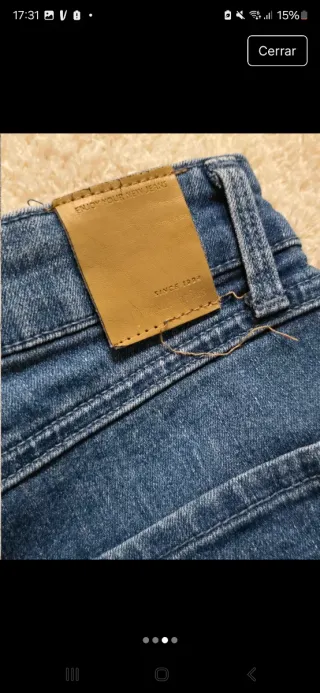 Shorts vaqueros Stradivarius