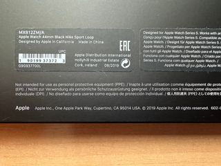 Apple Watch X Nike 44mm. Black Sport Loop