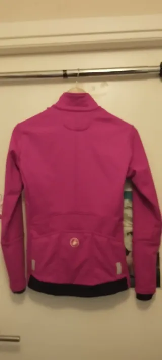 Chaqueta Ciclismo Castelli Rosa Talla S