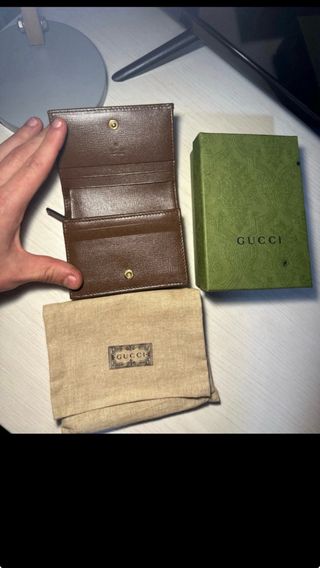 Portafoglio Gucci Beige/Marrone