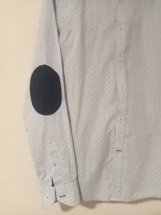 Camicia da uomo con microstampa
