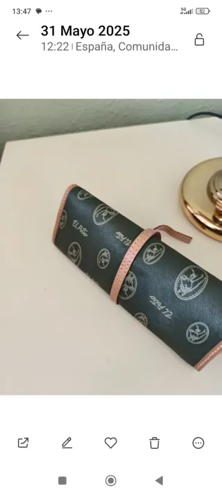 Joyero de viaje El Potro beige