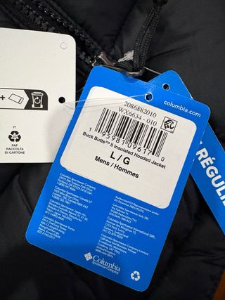 Chaqueta Columbia Buck Butte II Insulated Talla L