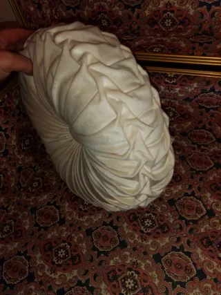 Cuscino rotondo decorativo in velluto