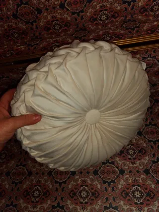 Cuscino rotondo decorativo in velluto