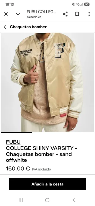 Chaqueta FUBU Hombre