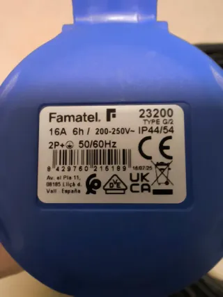 Cable alargador caravana 20m