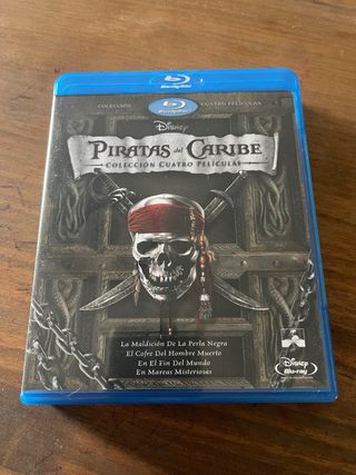 Colección Piratas del Caribe 4 Películas Blu-ray